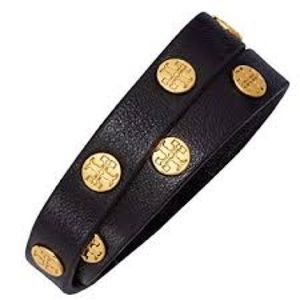 Tory Burch double wrap logo bracelet